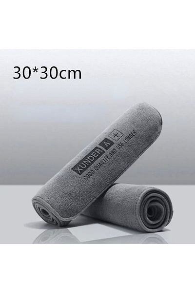 Choice White Car Wash High End Microfiber Towel Car Cleaning Drying Cloth Hemming Car Care Cloth Detailing