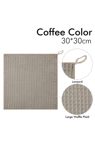 Choice منشفة بار باريستا فائقة الامتصاص بتصميم حبل، قطعة واحدة، آلة قهوة خاصة...