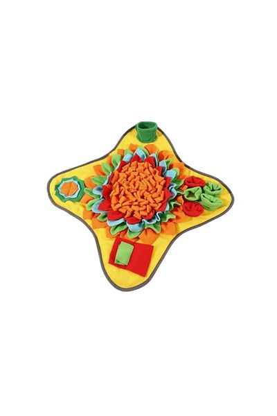 Choice Yellow Pet Sniffing Training Mat Dogs Cats Educational Stress Relief Bite Resistant Slow Food Mat Pe
