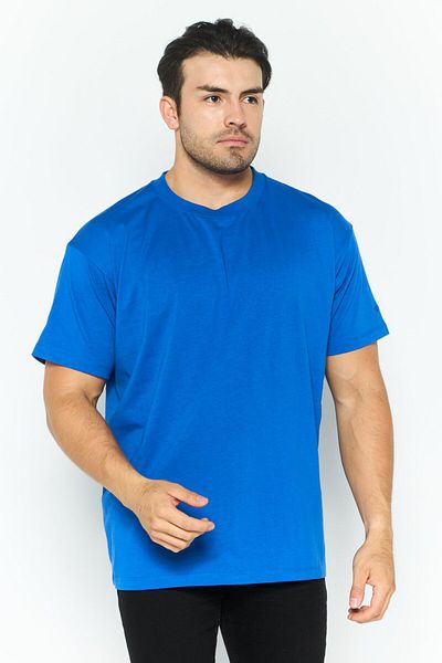 Esprit Men Crew Neck Short Sleeves Plain T-shirt, Blue