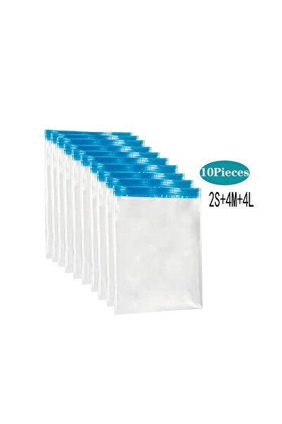 Choice 10 أكياس ضغط للسفر 2S 4M 4L، حقائب سفر قابلة للطي لتوفير المساحة للأمتعة والسفن السياحية