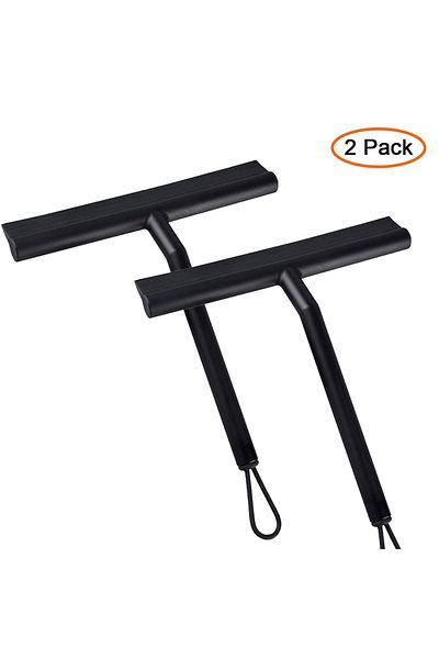 Choice 2 pack Shower Squeegee  for Glass Door Shower Wall Scraper Cleaner With Silicone Holder Bathroom Mir