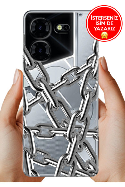 TECNO Pova 5 Pro Kılıf Desenli Baskılı Kamera Korumalı Silikon Zırh