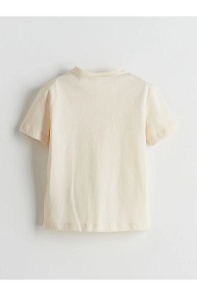 LC Waikiki Αγόρι μπλουζάκι LCW Kids Beige Crab printed