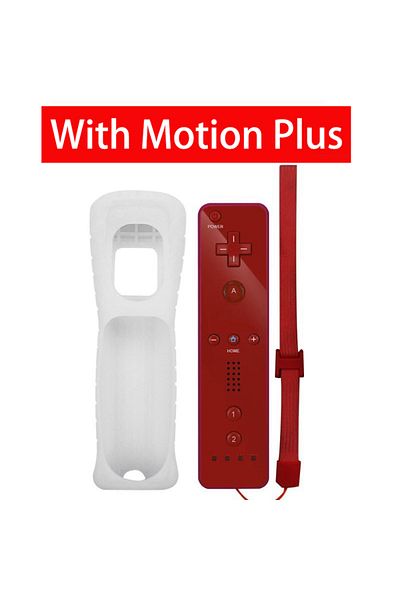 TECTINTER Rs With MP 1 pair Remote Compatible Nintendo Wii Console Wireless Gamepad Controller Nunchuck Remote