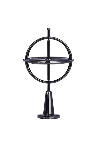 Choice Black Metal Self-balancing Finger Gyroscope Anti-gravity Colorful Metal Gyro Adults Kids Decompressi