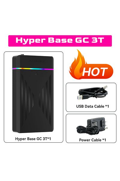 Choice قرص صلب EU Hyper Base GC HDD Retro Gaming HDD Retrobat＆Playnite＆Launchbox OS لـ PS4/PS3/PS2/PS1/SWITCH/N64/