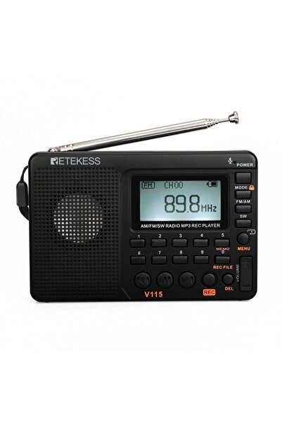 Choice1 V115 RETEKESS V115 Radio FM AM SW Portable Radios Rechargeable Radio Batteries multiple bands USB