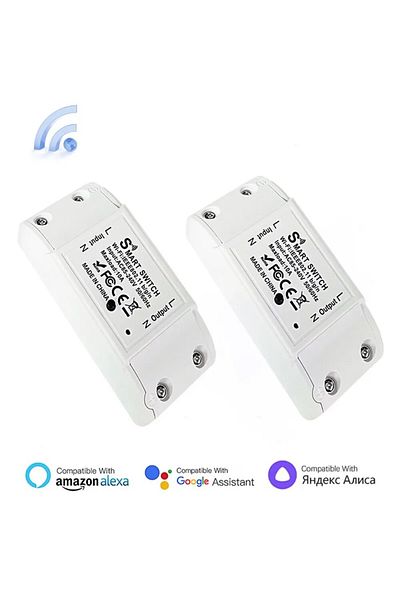 Szaoju قطعة واحدة بيضاء من واي فاي DIY مفتاح ذكي للتحكم عن بعد لاسلكي للتحكم في المنزل يعمل مع أليكس
