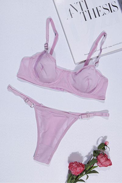 BLUE AVCI LINGERIE Set sutien Purple Sheer Desire