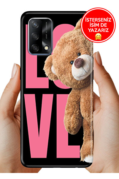 OPPO A74 4G Uyum Kılıf Desenli Baskılı Kamera Korumalı Silikon LoveTeddy
