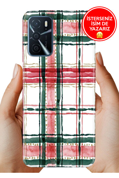 OPPO A16 (CPH2269) Kılıf Lüks Desenli Silikon Cover Case Forest