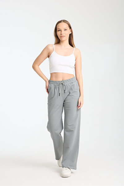 KAPHONE Γυναικείο ίσιο πόδι φαρδύ παντελόνι