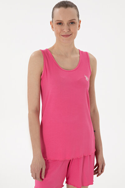 U.S. Polo Assn. Kadın Fuşya Pijama Takımı 50312952-VR023