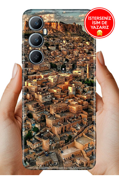 realme C65 Kılıf Desenli Baskılı Kamera Korumalı Silikon Mardin