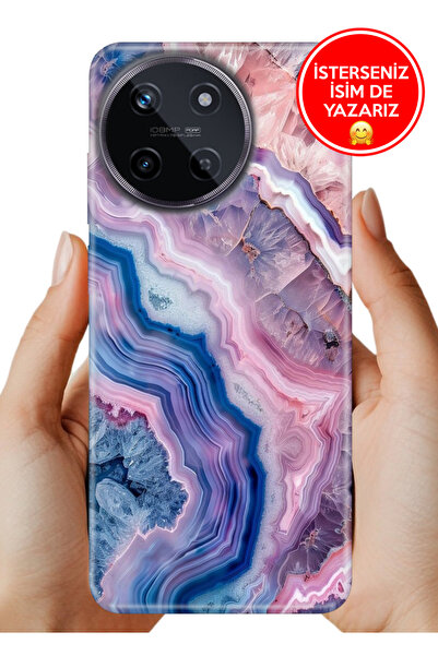 realme 11 4G Kılıf Lüks Desenli Silikon Cover Case Flues Ametist