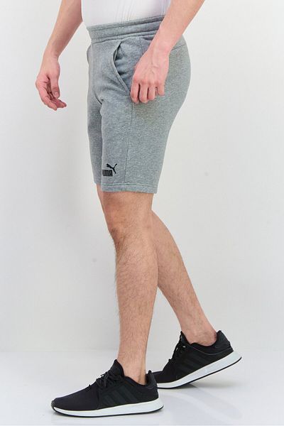 Puma Men Sportswear Fit Drawstring Brand Logo Training Short, Grey