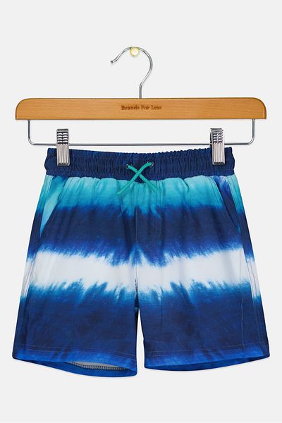 Andy & Evan Toddlers Boy Tie Dye Board Shorts, Multicolor