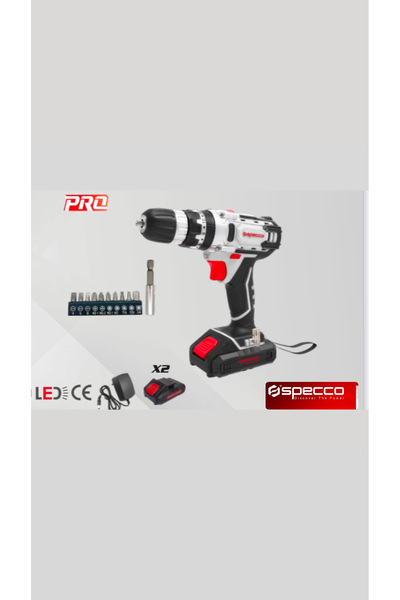 Specco AKÜLÜ DARBELİ MATKAP 18V  SP18V-4026