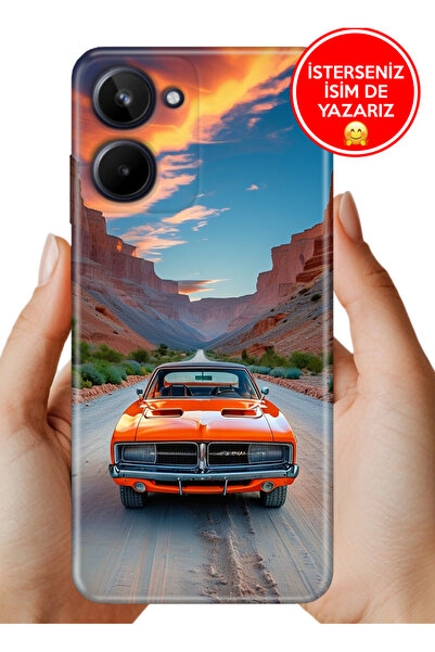 realme 10 4g Kılıf Designer Desenli Telefon Kapak Vintage Car