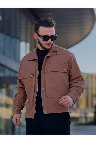 KINGAF ΑΝΔΡΙΚΟ ΜΠΟΥΦΑΝ GABARDINE ΜΕ ΤΣΕΠΗ