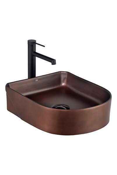 LENA TEZGAHÜSTÜ LAVABO (MAT BRONZ) EH-5110C
