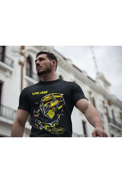 MAGORS ΜΠΟΥΜΕΛΟ ROSSI 46 DOCTOR PRINTED ΚΟΝΤΟΜΑΝΙΚΟ ΜΑΥΡΟ BIKER