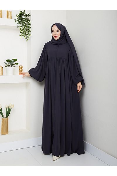 Rüyam Moda Ferace Balloon Sleeve - Shawl Set