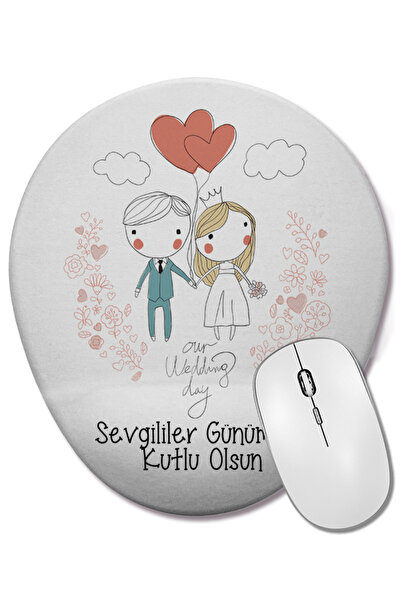 BASKI DÜNYASI Δώρο για την Ημέρα του Αγίου Βαλεντίνου 0119 Οβάλ ποντίκι με υπ...