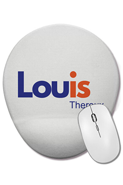 BASKI DÜNYASI Louis Theroux FedEx Logo Mouse Pad oval cu suport pentru închei...
