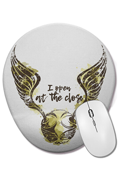 BASKI DÜNYASI Harry Potter Golden Snitch Bilek Destekli Oval Mouse Pad