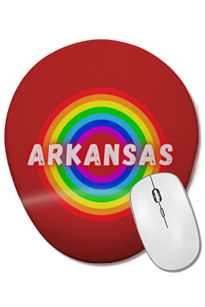 BASKI DÜNYASI Arkansas Gift Mouse Pad oval cu suport pentru încheietura mâinii