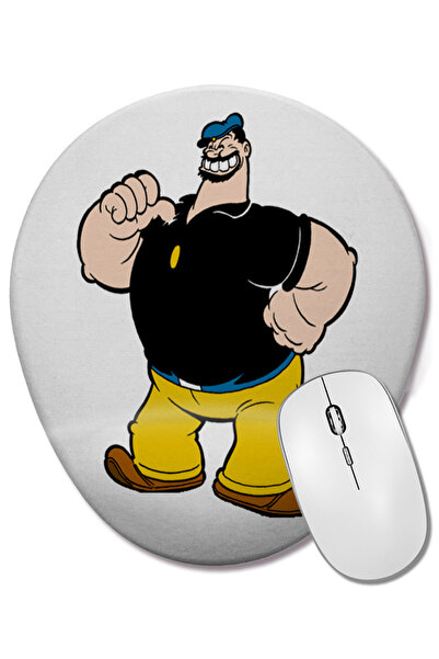 BASKI DÜNYASI Mouse Pad oval Brutus cu suport pentru încheietura mâinii