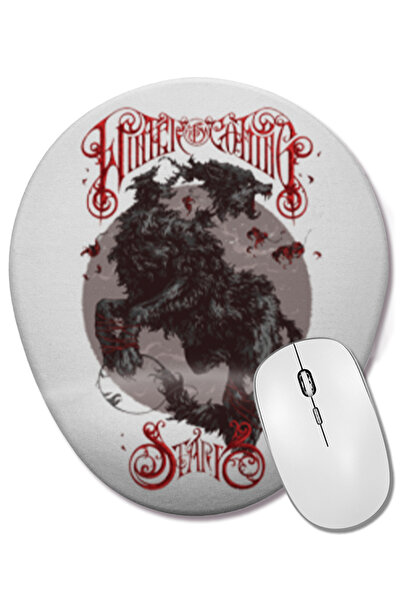BASKI DÜNYASI Game Of Thrones Winter Stark Mouse Pad oval cu suport pentru în...