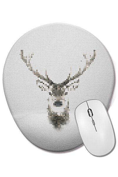 BASKI DÜNYASI Mouse Pad oval cu suport pentru încheietura mâinii, cu animale ...