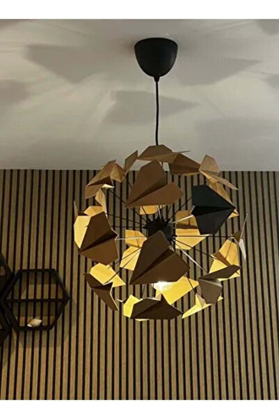 3D Brothers Artistic Geometric Paper Plane Pendant Lamp with Modern Lighting Design