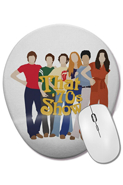 BASKI DÜNYASI Οβάλ ποντικοπίεστρο με στήριγμα καρπού That 70s Show