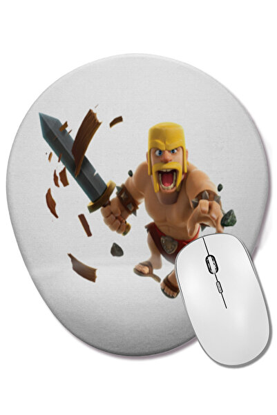 BASKI DÜNYASI Clash of Clans Barbaro War ovalna podloga za miša sa podrškom z...