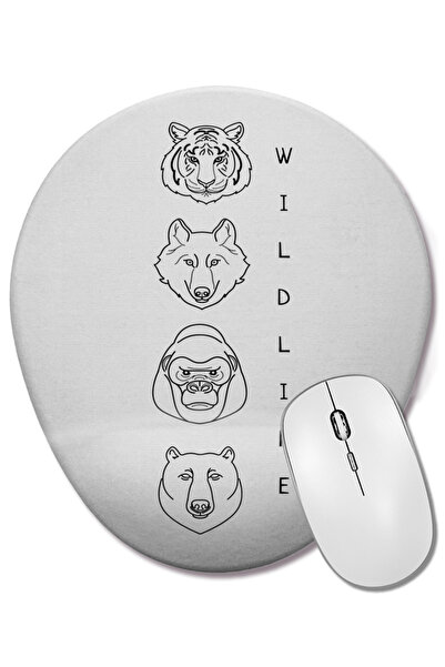 BASKI DÜNYASI Οβάλ ποντίκι με υποστήριξη καρπού Wild Life