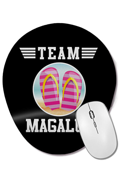 BASKI DÜNYASI Οβάλ ποντικοπάτη με υποστήριξη καρπού Team Magaluf Flip Flops