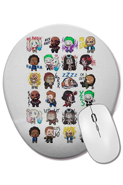 BASKI DÜNYASI Οβάλ ποντίκι ποντικοπολεμικής χρήσης με στήριγμα καρπού Suicide...