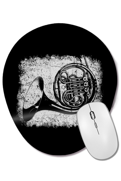 BASKI DÜNYASI Tampă de mouse ovală cu suport pentru încheietura mâinii, cu mo...