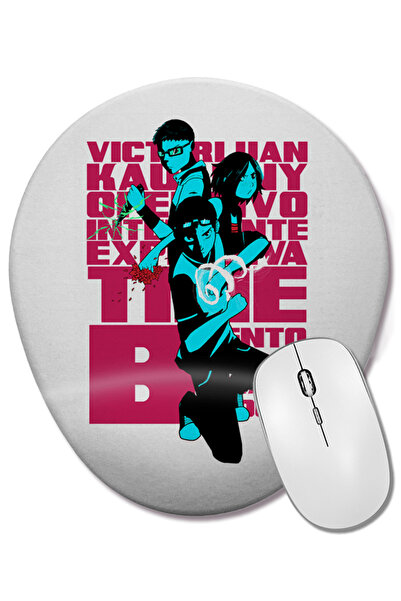 BASKI DÜNYASI Time Banquition Time B Mouse Pad oval cu suport pentru încheiet...