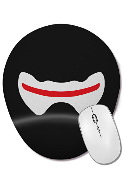 BASKI DÜNYASI Οβάλ ποντίκι ποντικοπολιτείας Soldier 76 Visor Overwatch με στή...