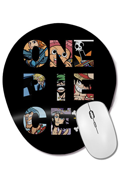 BASKI DÜNYASI Mouse Pad oval One Piece cu suport pentru încheietura mâinii