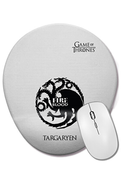 BASKI DÜNYASI Game Of Thrones Targaryen GoT Mouse Pad oval cu suport pentru î...