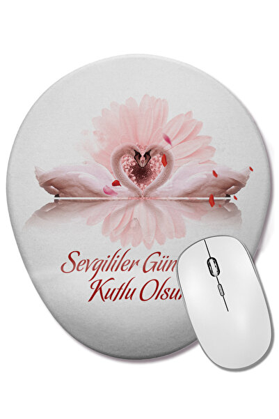 BASKI DÜNYASI Δώρο για την Ημέρα του Αγίου Βαλεντίνου 01 Οβάλ ποντίκι με υποσ...