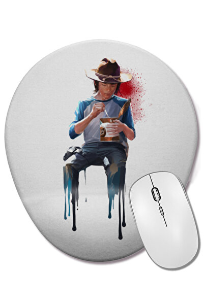 BASKI DÜNYASI Mouse Pad oval The Walking Dead cu suport pentru încheietura mâinii