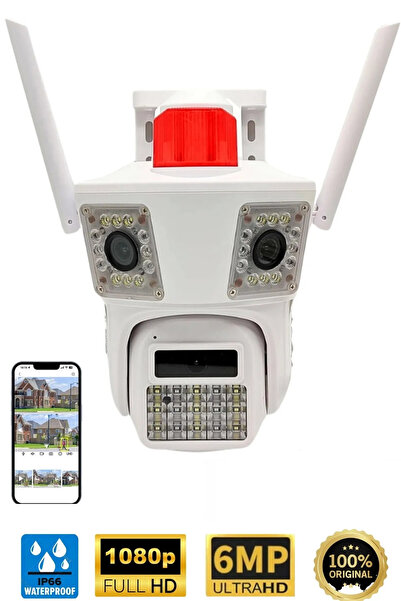 TRCharger Okam 3033 3 Kameralı | 9mp | Wifi | Yeni Nesil Yapay Zeka | Insan Algılama | Gece Görüş | Waterproff