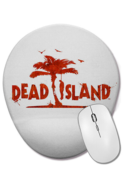 BASKI DÜNYASI Mouse Pad oval Dead Island cu suport pentru încheietura mâinii
